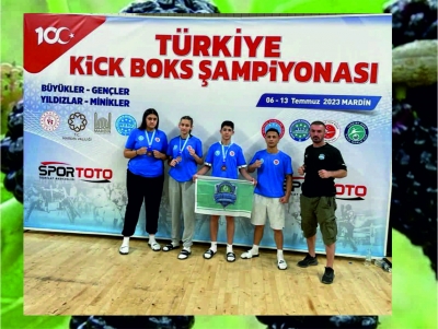 Çayırovalı kick boksçulardan üç madalya