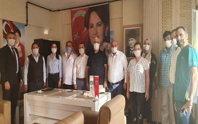 ÇAYIROVALI MUHTARLARDAN İYİ PARTİYE ZİYARET