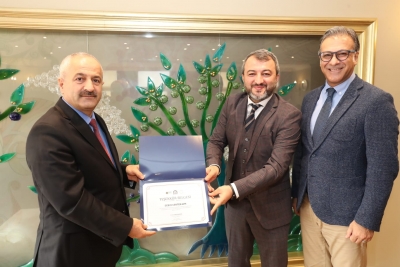 Çevreci kurumlara teşekkür  belgesi Başkan Büyükgöz’den   