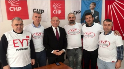 CHP EMEKLİLİKTE YAŞA TAKILANLARIN YANINDA