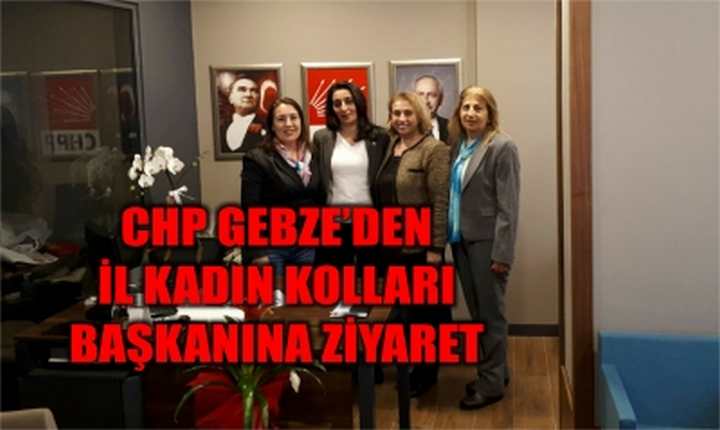 CHP GEBZE’DEN İL KADIN KOLLARI BAŞKANINA ZİYARET