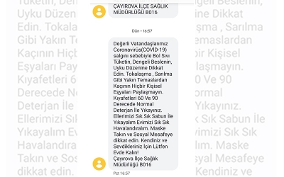 CİSM’DEN EVDE KALIN MESAJI..