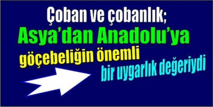 Çoban ve çobanlık; Asya’dan Anadolu’ya göçebeliğin önemli bir uygarlık değeriydi