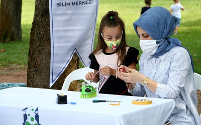 Çocuklar Bilim Merkezi’ndeki atölyelerine kavuştu