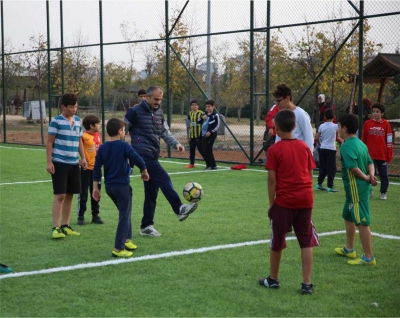 Çocukların saha hayali gerçek oldu