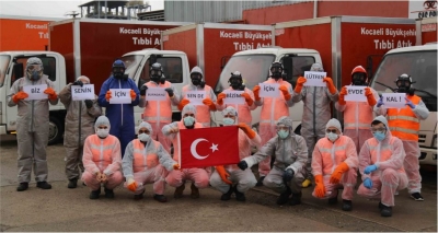 Covid-19 Şüphelisi Tıbbi Atıklar Bertaraf Edilyor