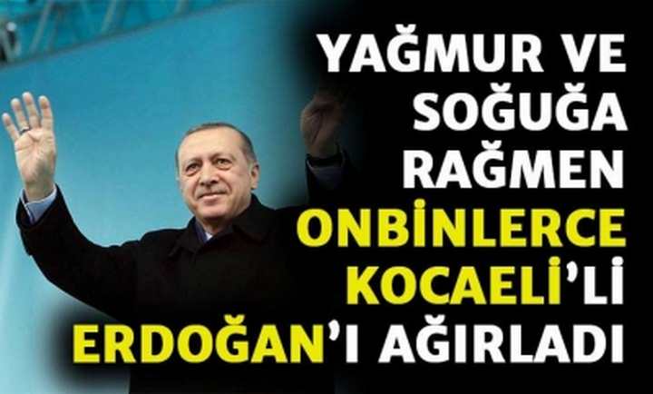 Cumhurbaşkanı Erdoğan Kocaeli'nde