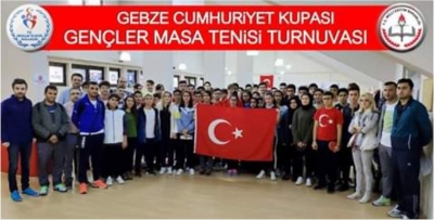 CUMHURİYET KUPASI MASA TENİSİ TURNUVASI TAMAMLANDI