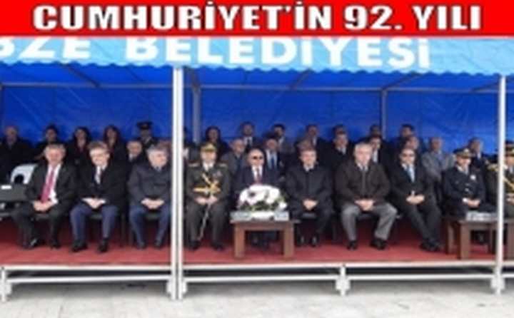 CUMHURİYET’İN 92. YILI GEBZE’DE ÇOŞKUYLA KUTLANDI