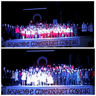 Cumhuriyet’in 98. yılı büyük bir coşkuyla kutlandı