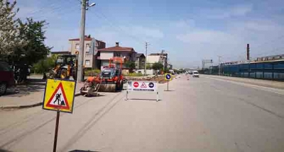 Darıca Çelikoğlu Caddesi’nde asfalt yama çalışması