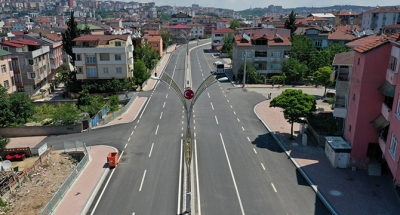 Darıca Cengiz Topel Caddesi’ne son dokunuş