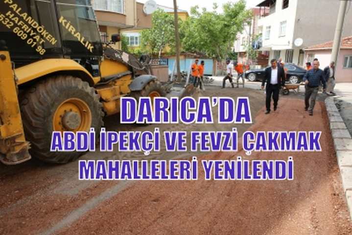 DARICA PARKE YOLLARLA ÖRÜLÜYOR
