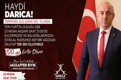 Darıca’da 23 Nisan’ın 100. yılına özel kutlama