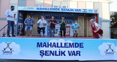 Darıca’da eğlence çocukların ayağına gidiyor