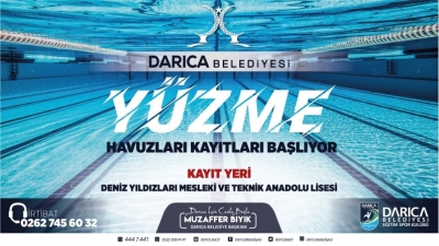 Darıca’da Havuzlara Kayıtlar Başladı