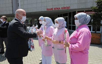 Darıca’da hemşireler unutulmadı