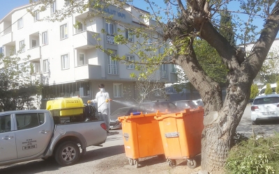 Darıca’da koronavirüs tedbirleri artarak devam ediyor