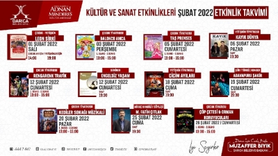 Darıca’da Şubat ayı dolu dolu geçecek