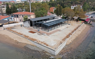 Darıca’daki yeni restoran sahil parkına yakışacak