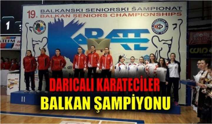 ‪DARICALI KARATECİLER BALKAN ŞAMPİYONU