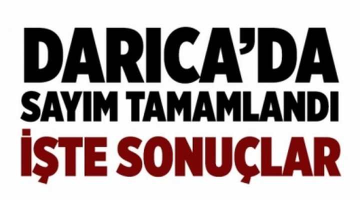 Darıca'nın referandum sonuçları