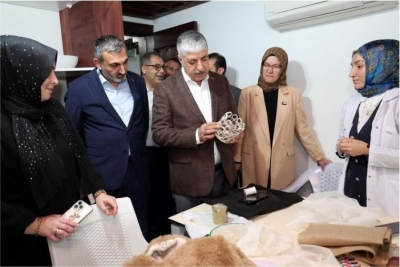 Demirciler Konağı’nda El Emeği Eserler Sergilendi