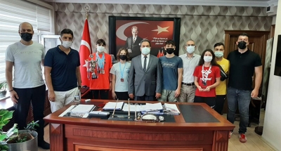 Dereceye Giren Öğrencilerden Kaymakam Güler’e Ziyaret