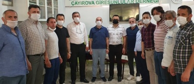 Dernekler birliğinden Turan'a başsağlığı ziyareti