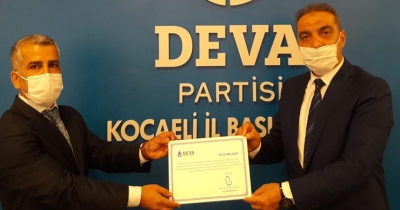 DEVA Partisi Dilovası ilçe başkanı belli oldu