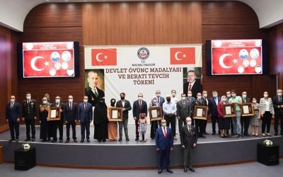 ​Devlet Övünç Madalya ve Beratı Tevcih Töreni Gerçekleştirildi