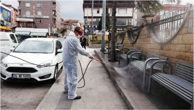 Dezenfekte Çalışmaları Aralıksız Sürüyor