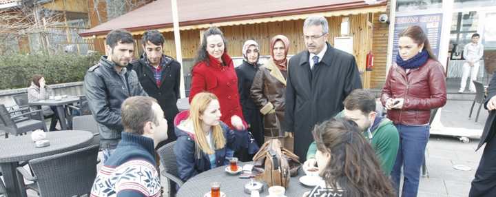 Önce esnaf ziyareti sonra Eskihisar turu