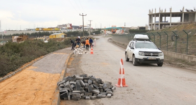 Dilovası Çerkeşli Caddesi’nde yaya güvenliği sağlanıyor