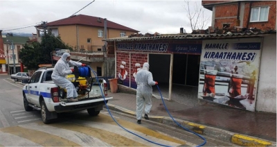 Dilovası, Mahalle Mahalle Dezenfekte Ediliyor