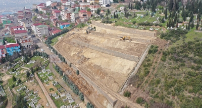 Dilovası mezarlıklarındaki çalışmalar tamamlanıyor