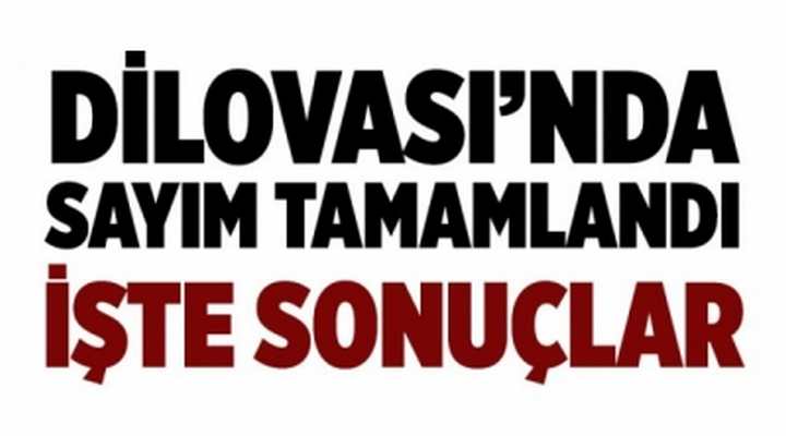 Dilovası'nın referandum sonuçları