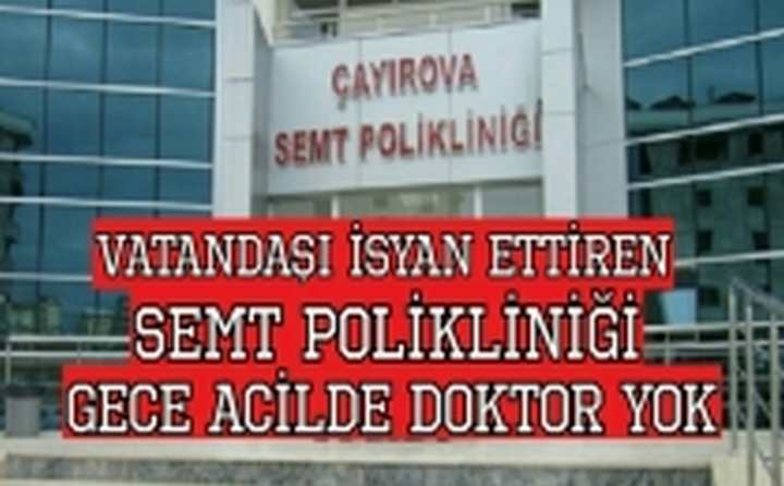 DOKTOR YOK!