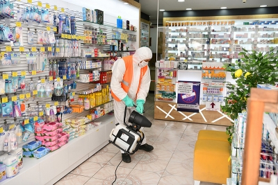 Eczaneler ve Sağlık Ocakları Dezenfekte Ediliyor