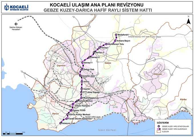 GEBZE-DARICA-ÇAYIROVA EKSENİ