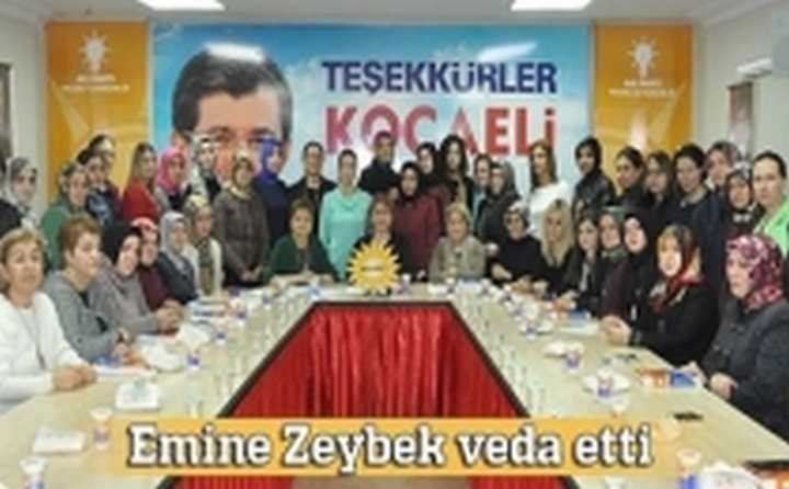 Emine Zeybek, veda etti