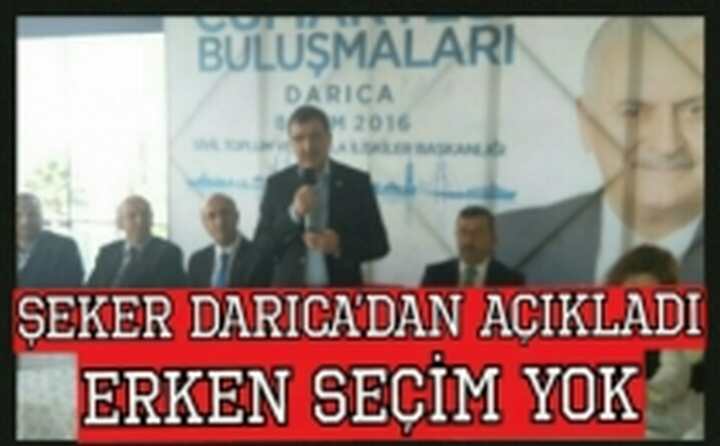 ERKEN SEÇİM YOK
