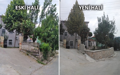 Eşmeahmediye Mahallesi güzelleşti