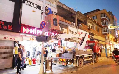 Esnaf istedi, çalışma başladı