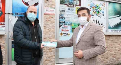 Esnafa nefes aldıracak kartların dağıtımına başlandı