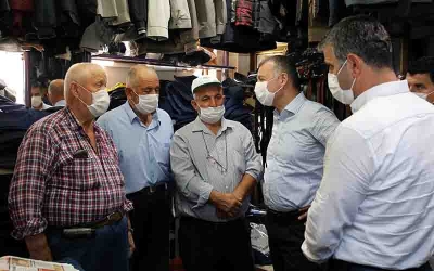 Esnafın yoğun ilgisi ile karşılaştı