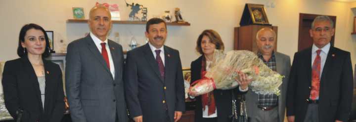 Hamşioğlu, Karabacak’ı Ziyaret Etti