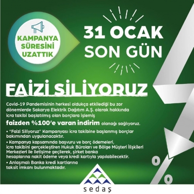 “Faizi Siliyoruz”