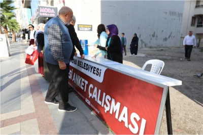 Fatih Caddesi’nde anket