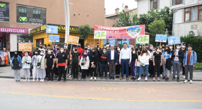 Fatih Caddesi’nde gerçekleşti, vatandaşlar  destek verdi